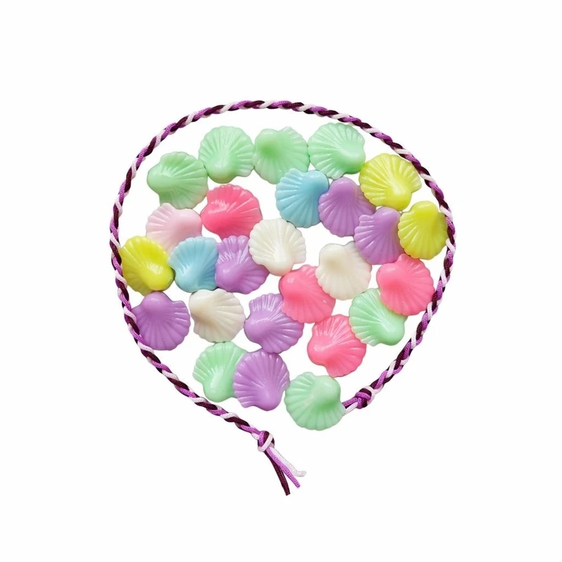 مهره دستبند مدل MOSAPA25 به همراه نخ دستبند بسته 25 عددی