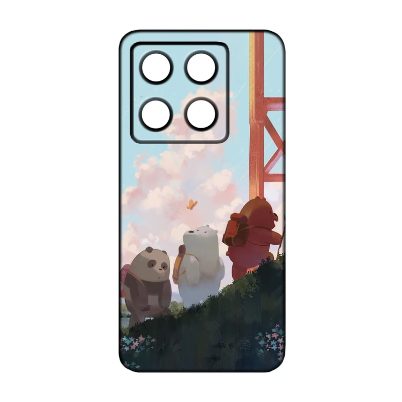 کاور طرح خرس های کله پوک  کد 377 مناسب برای گوشی موبایل شیائومی 14T Pro