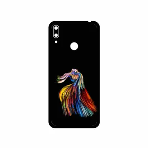 MAHOOT Rainbow Hair Digital Art Cover Sticker for Huawei Y7 Prime 2019