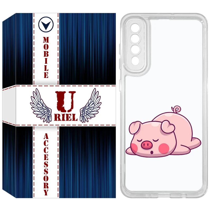 کاور یوریل مدل Clear کد 42 طرح پیگی مناسب برای گوشی موبایل سامسونگ Galaxy A50 / A50S / A30S