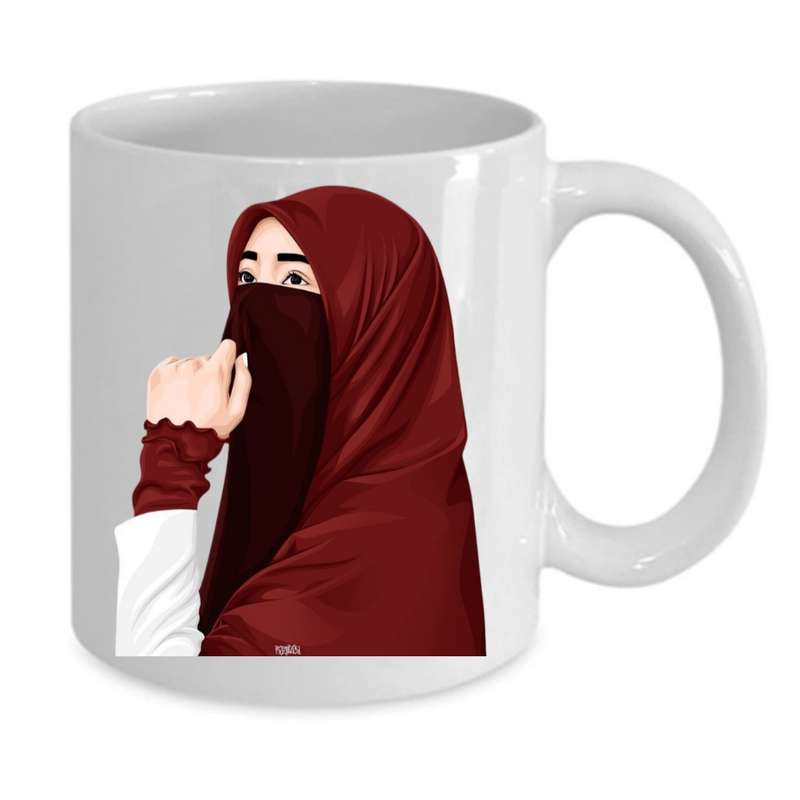 ماگ طرح دخترانه کد 058