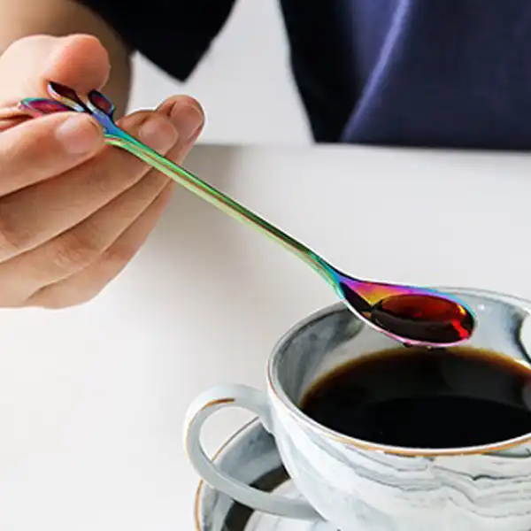 قاشق مدل برگ هفت رنگ