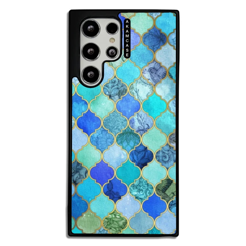 کاور آکام مدل AMC-WSGS22U-MOSAIC-21 مناسب برای گوشی موبایل سامسونگ Galaxy S22 Ultra