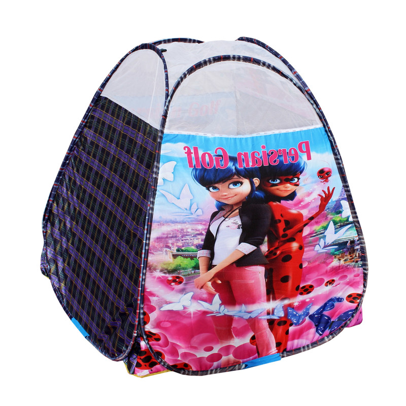 چادر بازی کودک مدل دختر کفشدوزکی کد KDK-NEW