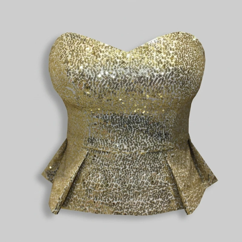 تاپ زنانه دکلته مدل نیزل