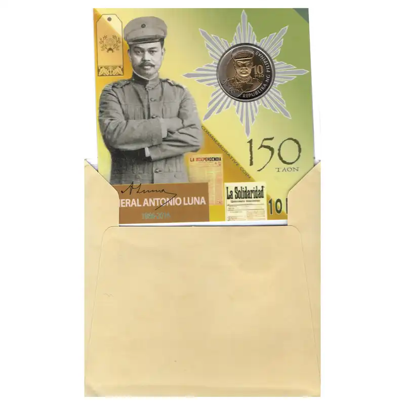 سکه تزیینی طرح کشور فیلیپین مدل 10 پزو بای متال 2016