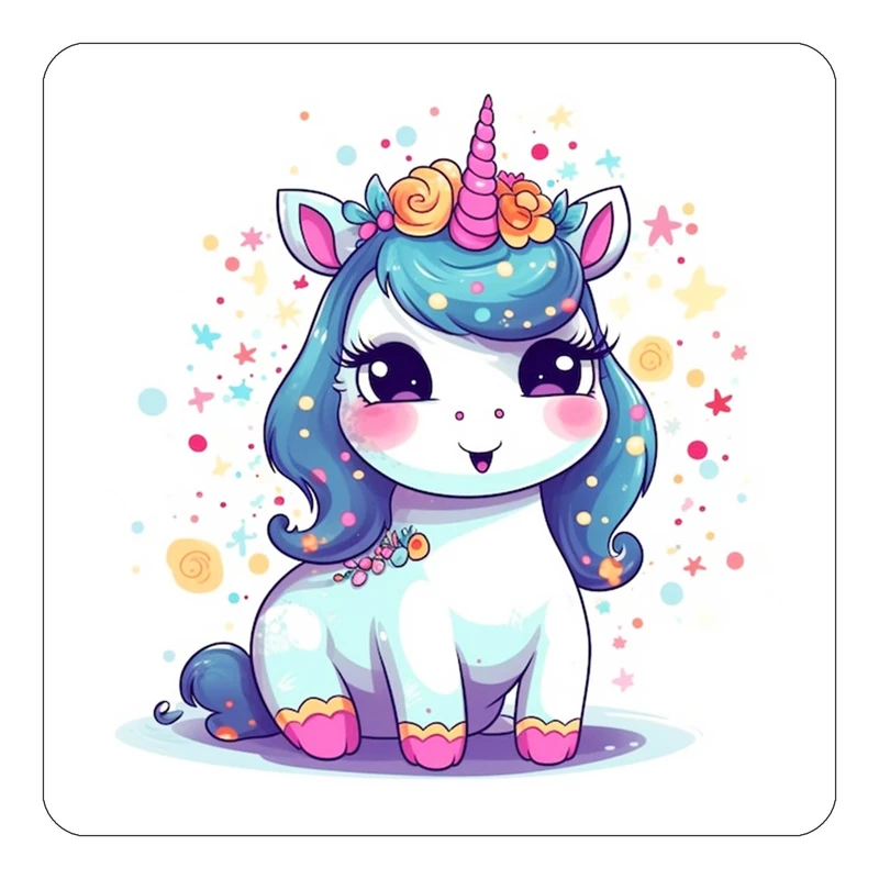 مگنت کاکتی طرح اسب تک شاخ و یونیکورن مدل mp29736