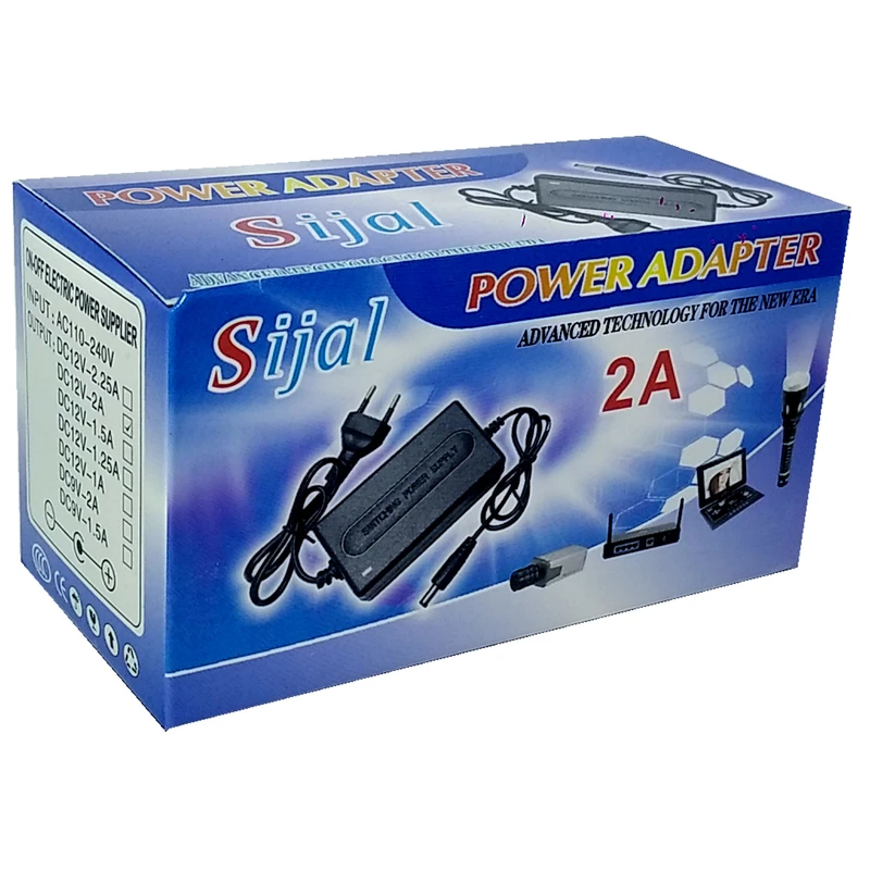 عکس شماره 2 : آداپتور 12 ولت 2 آمپر سیجال کد hb