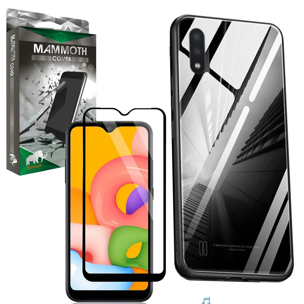 کاور ماموت مدل PGMA مناسب برای گوشی موبایل سامسونگ Galaxy A01 به همراه محافظ صفحه نمایش