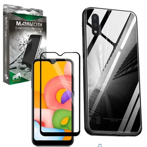 کاور ماموت مدل PGMA مناسب برای گوشی موبایل سامسونگ Galaxy A01 به همراه محافظ صفحه نمایش