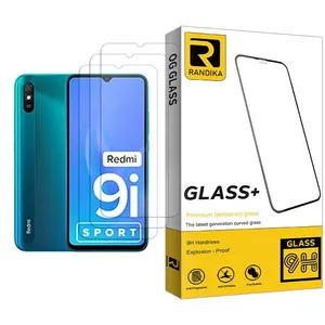 Randika Randika Glass MIX003 Screen Protector For Xiaomi Redmi 9i Sport Pack Of 3
