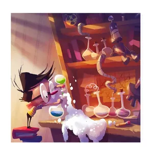 تابلو کودک و نوزاد طرح آزمایشگاه شیمی کد wkt51