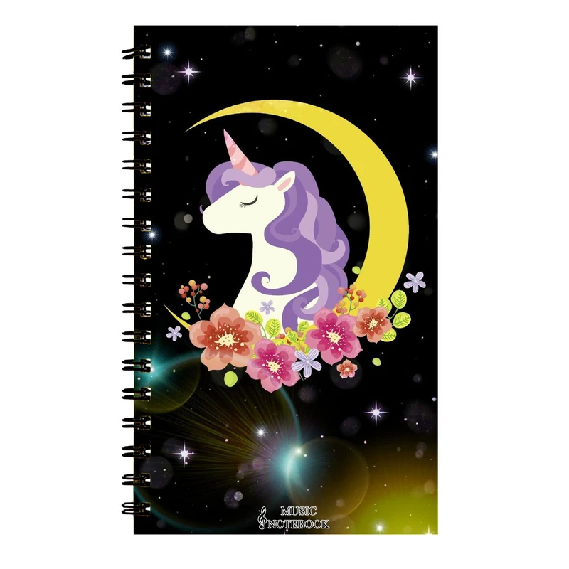 دفتر نت موسیقی طرح یونیکورن کد DN-101