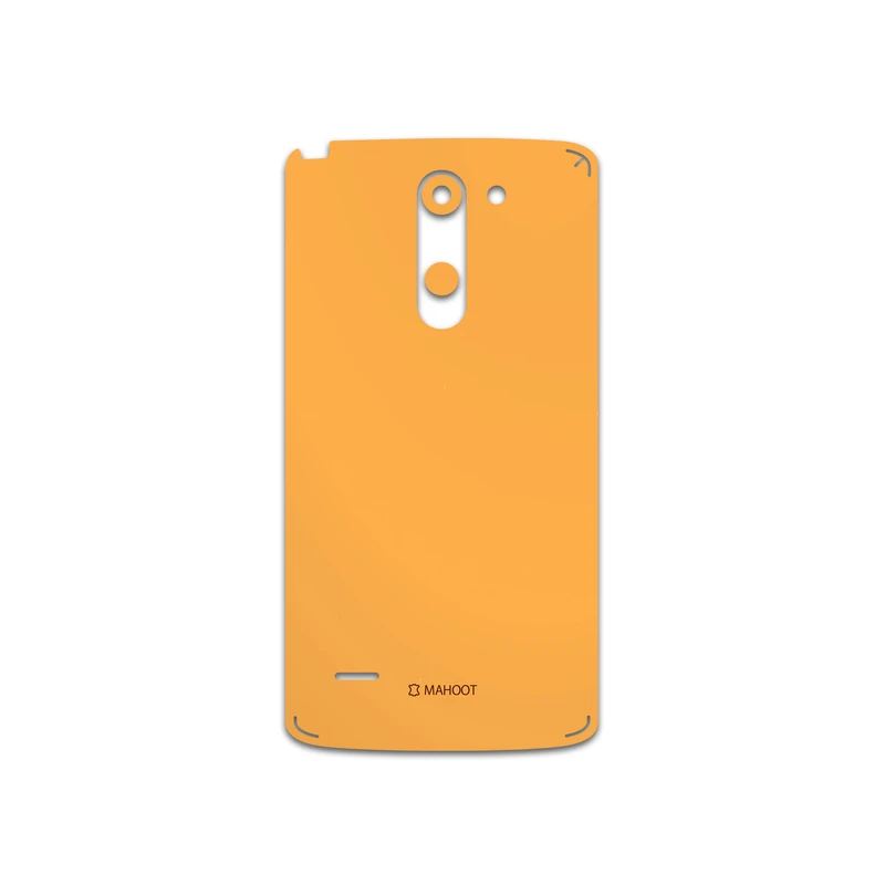 برچسب پوششی ماهوت مدل Matte-Orange مناسب برای گوشی موبایل ال جی G3 Stylus