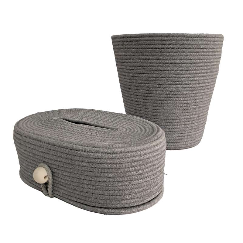 ست سطل و جای دستمال مدل قیطان کد N108