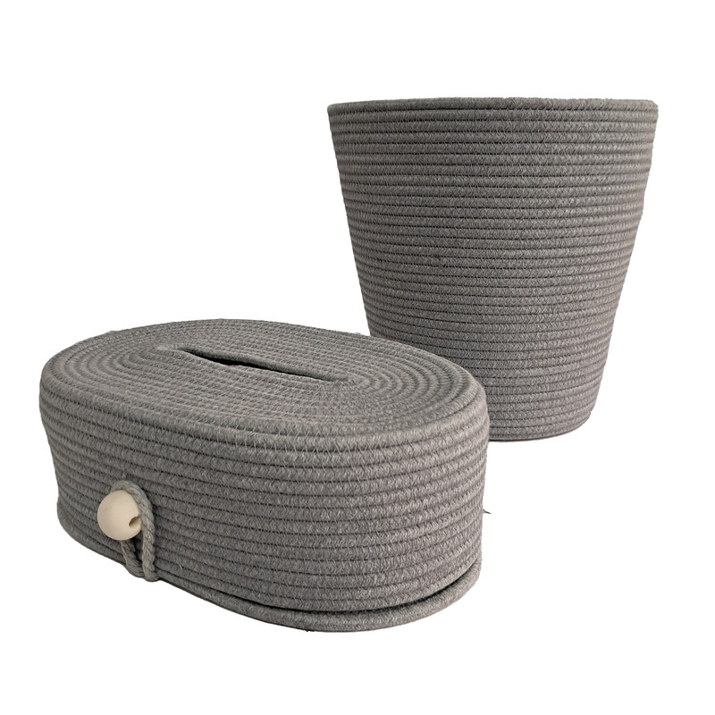 ست سطل و جای دستمال مدل قیطان کد N108