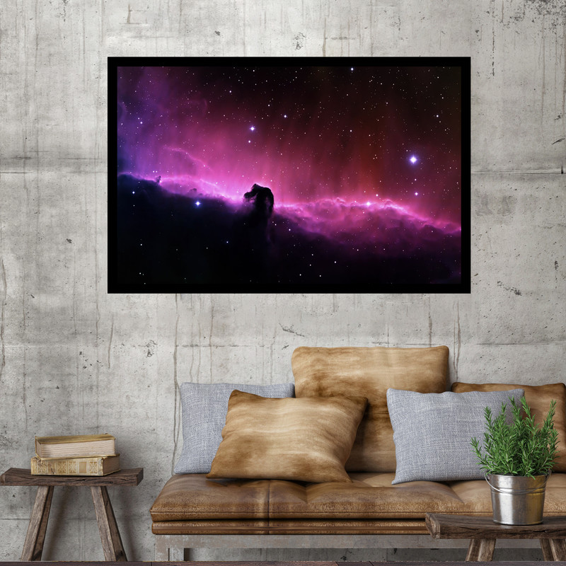 تابلو نوری بکلیت طرح فضا سحابی سر اسب مدل B-MO1721