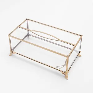 جعبه دستمال کاغذی مدل درب هلال ساده