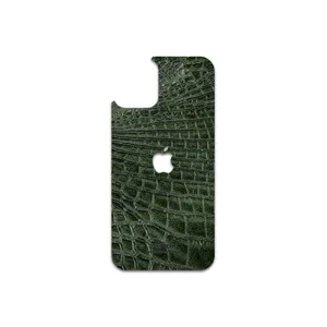 MAHOOT Green-Crocodile-Leather Cover Sticker for Apple iPhone 12 mini