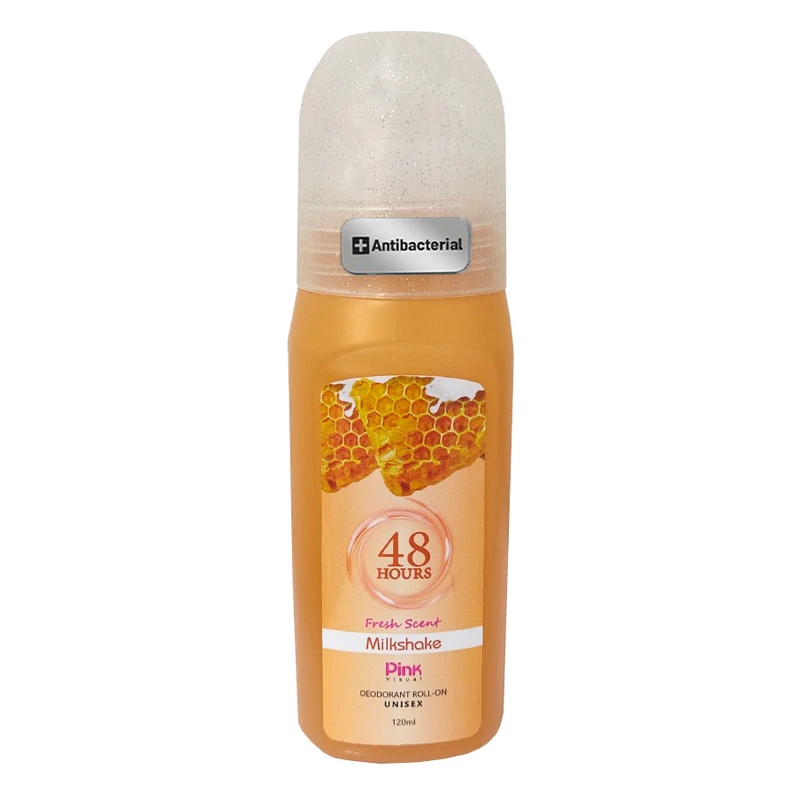 رول دئودورانت پینک ویژوآل مدل Milkshake حجم 120 میلی‌لیتر