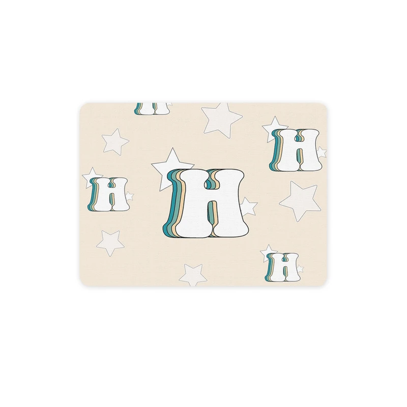 ماوس پد ترمه طراحان ایده مدل حرف H رترو کد cfp2932