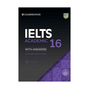 کتاب IELTS Cambridge 16 Academic +CD اثر Cambridge انتشارات جنگل