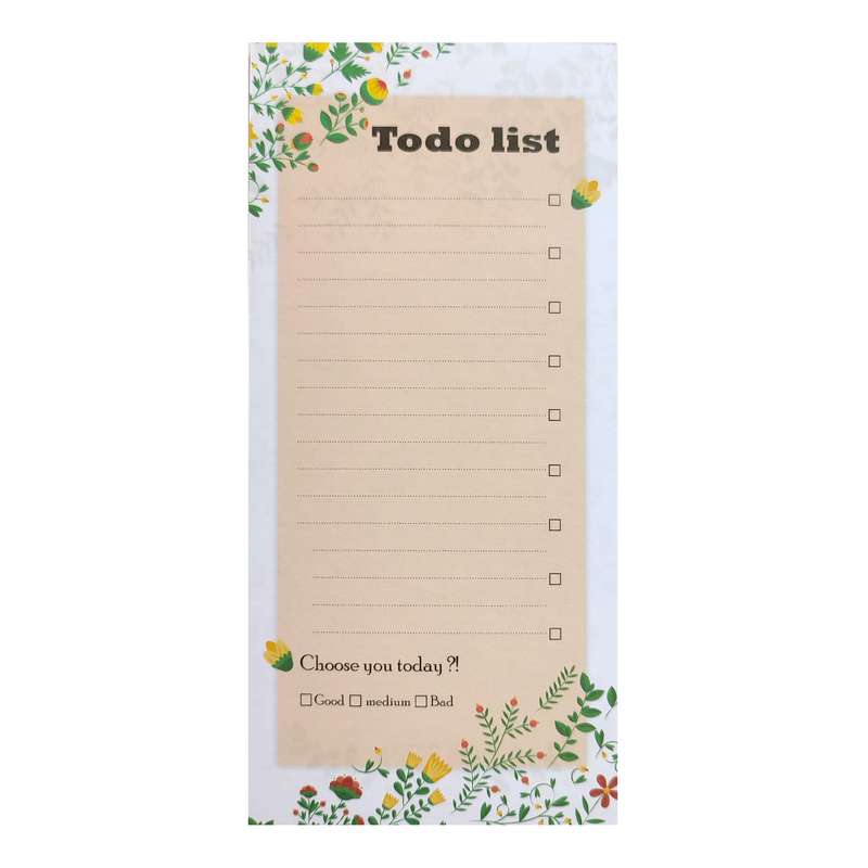 کاغذ یادداشت گرین پوینت طرح  لیست کارهای روزانه مدل Flower کد ToDoListGP2010