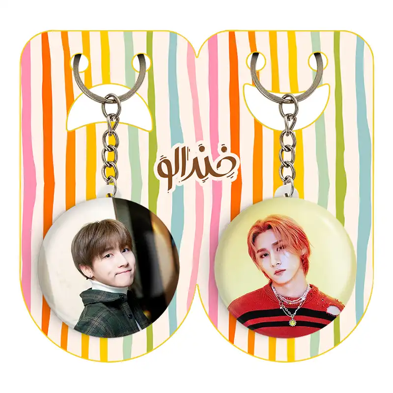 جاکلیدی خندالو مدل آی ام گروه مانستا اکس MONSTA X کد 2111621119 مجموعه 2 عددی