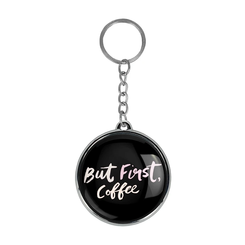 جاکلیدی خندالو طرح کافی شاپ قهوه مدل دوطرفه کد 2751327514