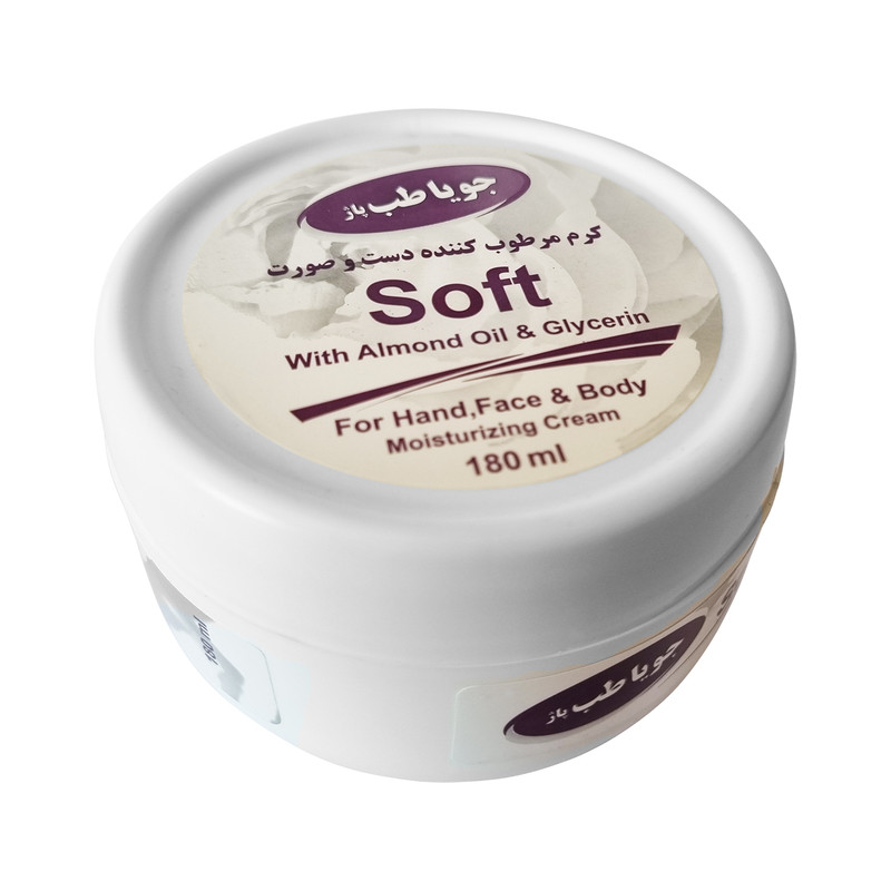 کرم مرطوب کننده جویا طب پاژ مدل Soft حجم 180 میلی لیتر