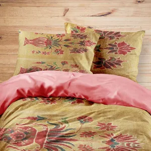 سرویس روتختی مدوپد طرح قالیچه بیجار مدرن گلدانی مدل C-bijar-M47 یک نفره 4 تکه