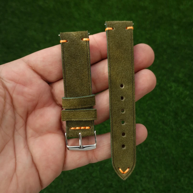 عکس شماره 2 : بند ساعت مچی مدل چرم جیر کد gr20