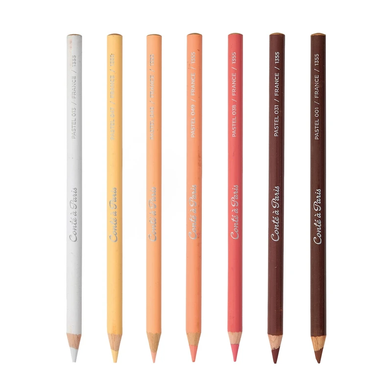 پاستل مدادی 7 رنگ کنته پاریس مدل طیف پوست کد 1355