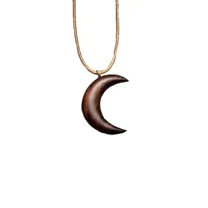 گردنبند مدل چوبی ماه