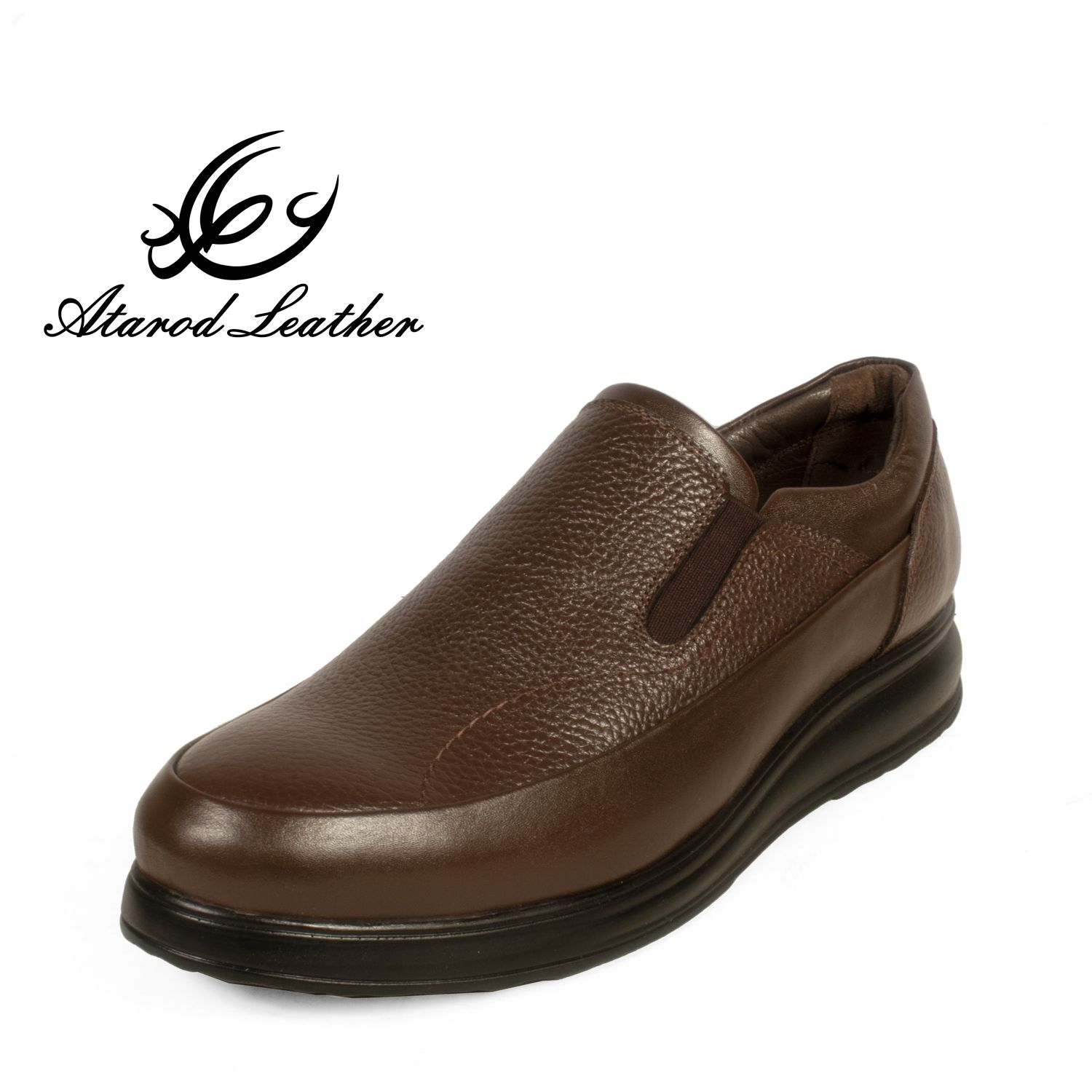 کفش طبی مردانه چرم عطارد مدل چرم طبیعی کد SH133 -  - 10