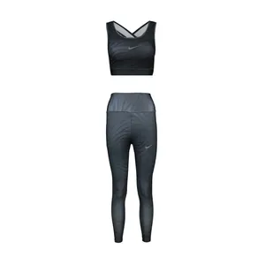 ست نیم تنه و لگینگ ورزشی زنانه کد 022