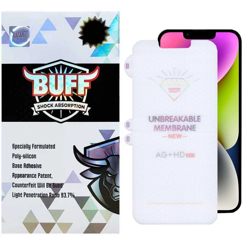 محافظ صفحه نمایش بوف مدل Hydrogel-Double-G مناسب برای گوشی موبایل اپل iPhone 16e/14/13 Pro/13