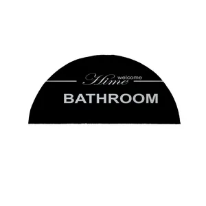 پادری مدل نیم دایره طرح حمام کد 8560 سایز 90×45 سانتی متر