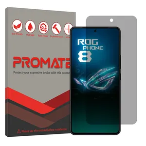 Promate Resistant model privacy screen protector suitable for Asus ROG Phone 8 mobile phone