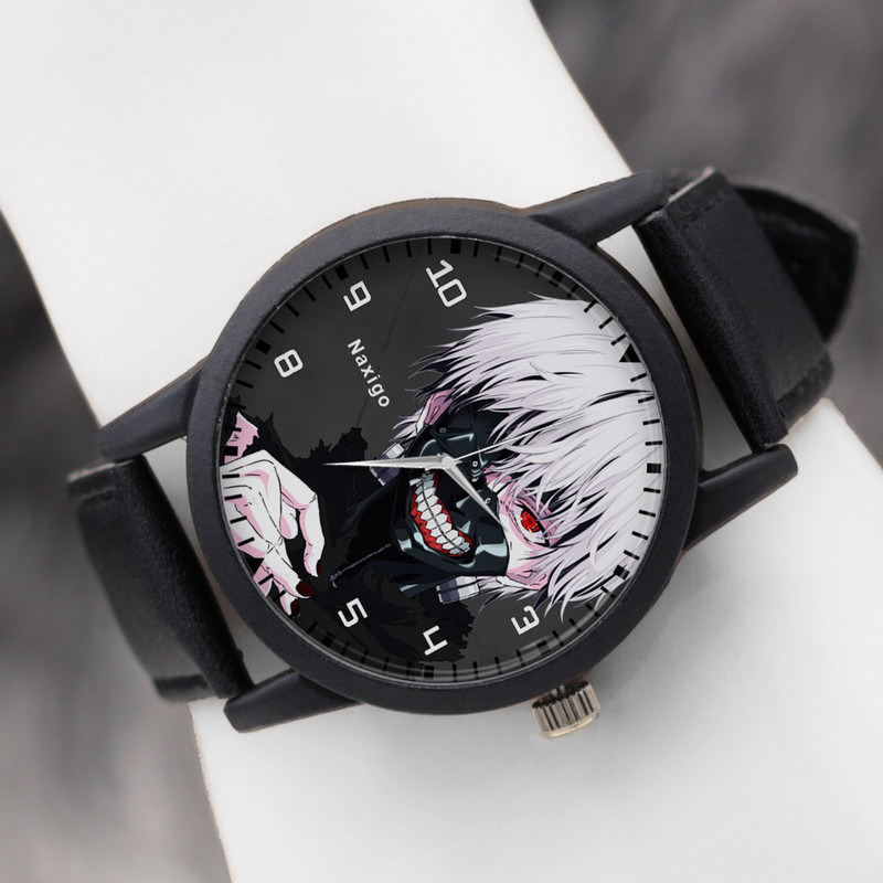 ساعت مچی عقربه ای ناکسیگو مدل Tokyo Ghoul کد LF6806