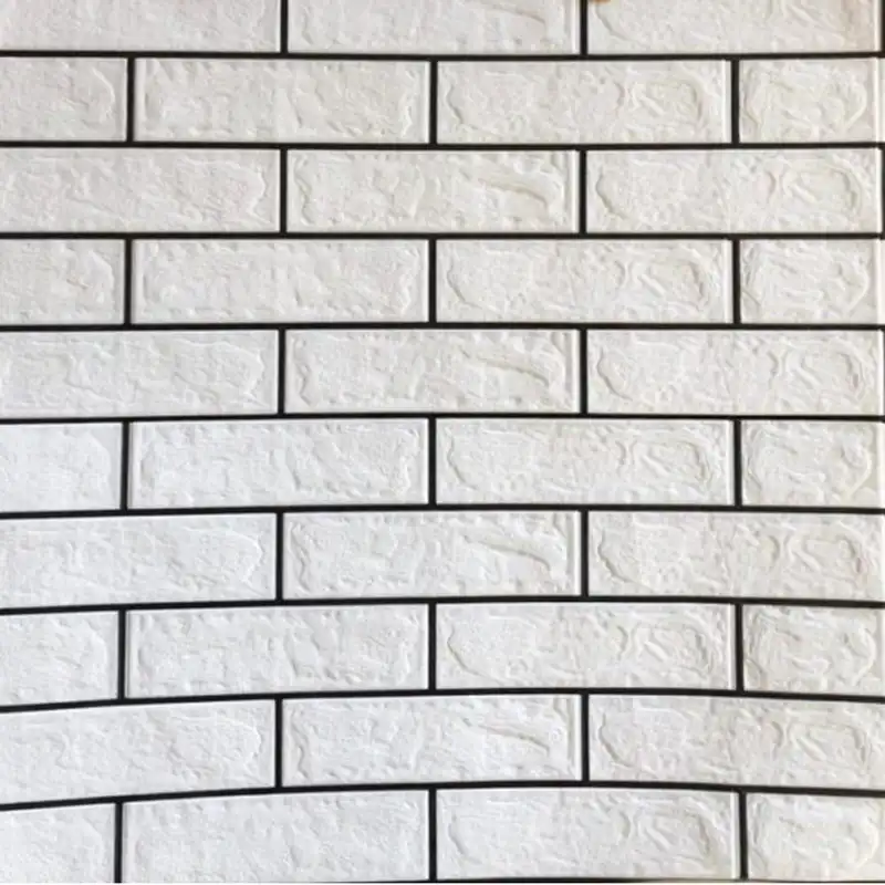 دیوارپوش مدل پشت چسب دار آجر بسته 6 عددی