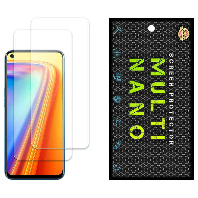 محافظ صفحه نمایش مولتی نانو مدل X-S2N مناسب برای گوشی موبایل ریلمی 7 4G بسته دو عددی