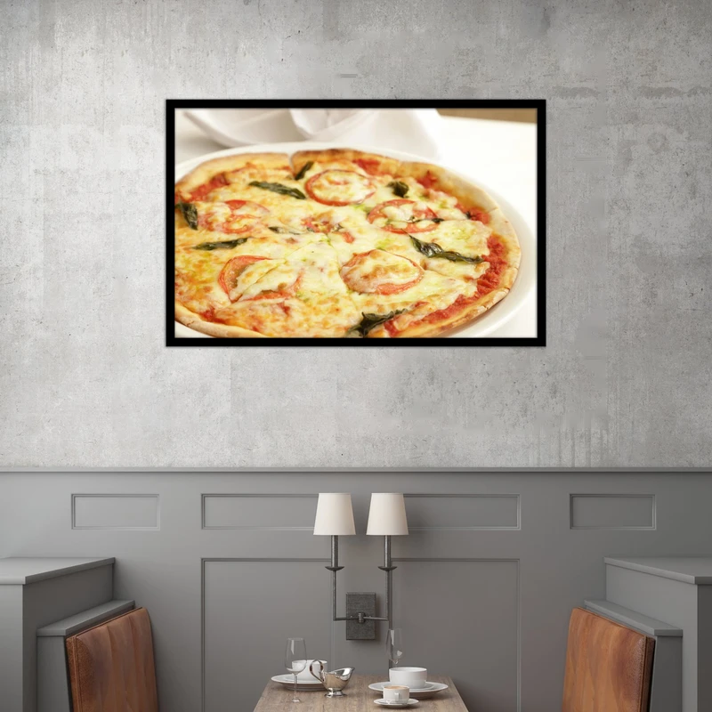 تابلو بکلیت طرح پیتزا  غذا و فست فود مدل B-bu2594