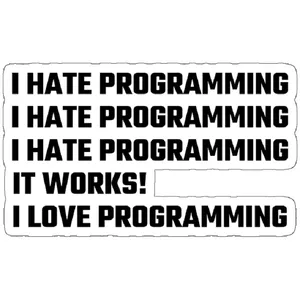 استیکر مدل I Love Programming