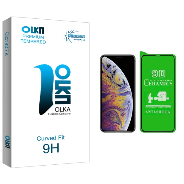 محافظ صفحه نمایش سرامیکی کولینگ مدل Olka glass مناسب برای گوشی موبایل اپل IPHONE XS MAX/11PRO MAX