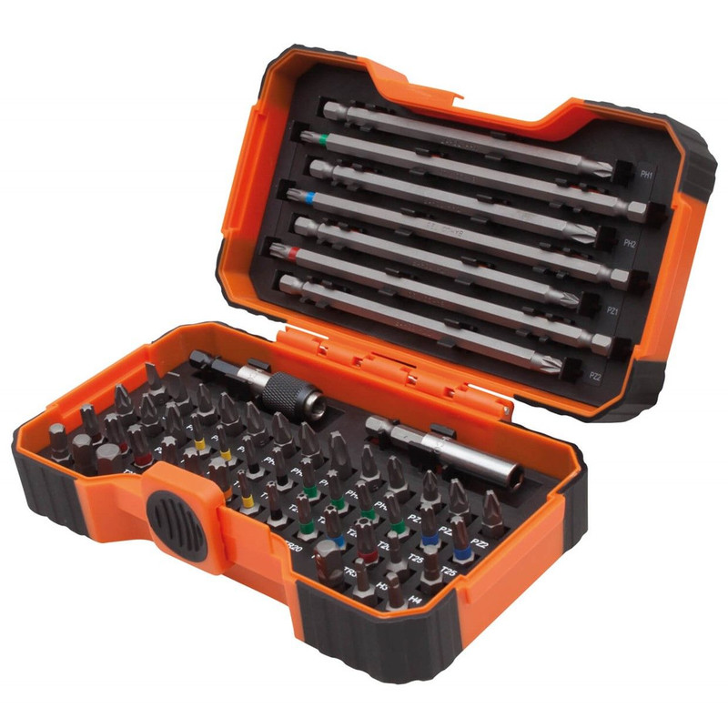سری پیچ گوشتی دو سر چهار سو باهکو مدل 59/S54BC-IP بسته 54 عددی
