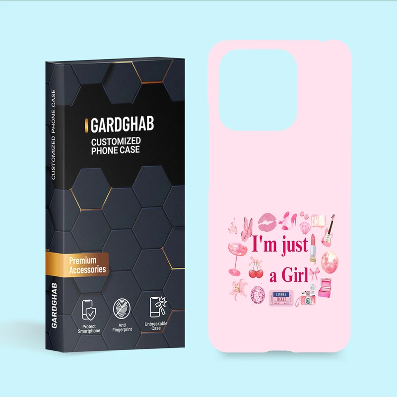 کاور گارد قاب مدل دخترانه مناسب برای گوشی موبایل شیائومی Redmi 12C / Poco C55