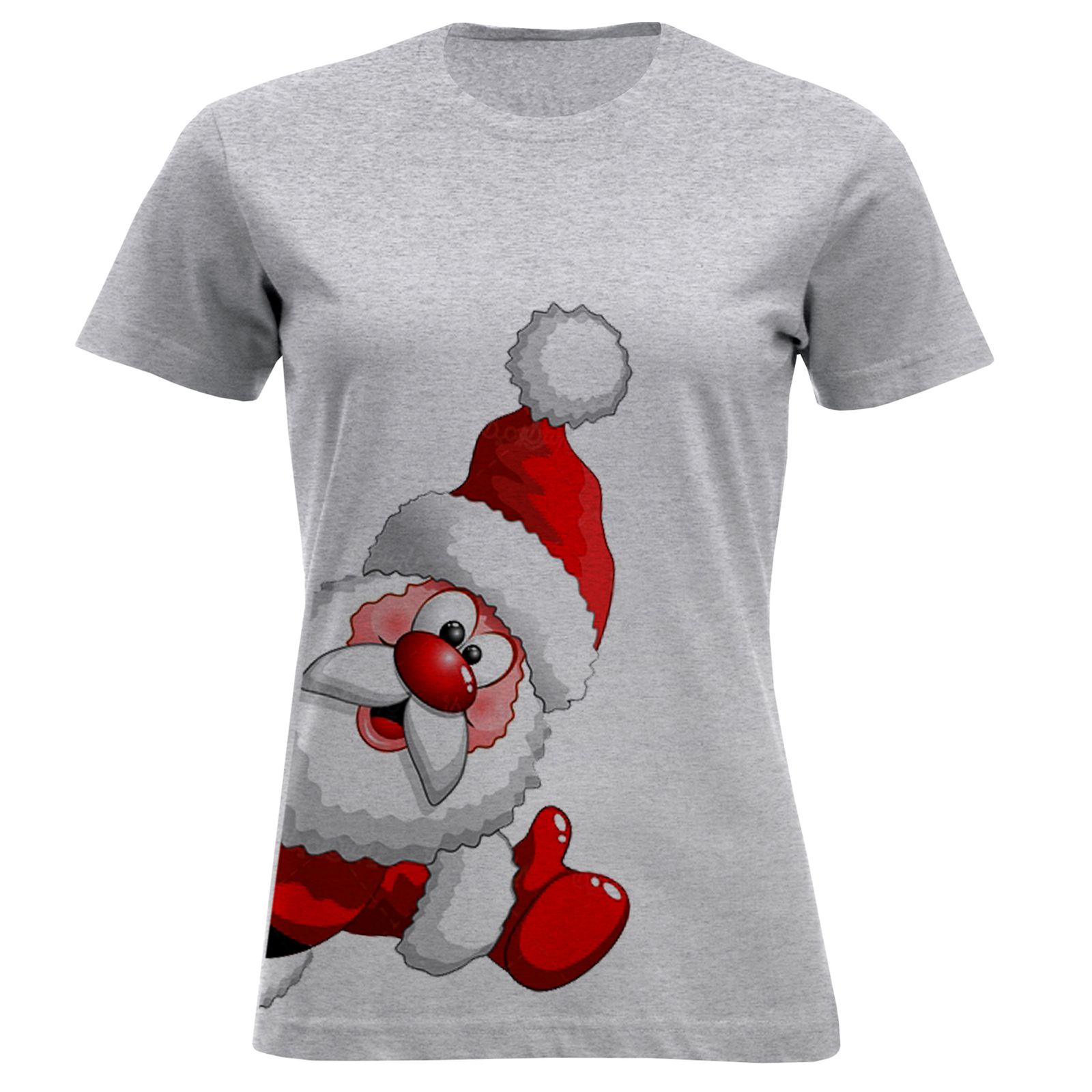 تی شرت زنانه مدل بابانوئل F899 -  - 2