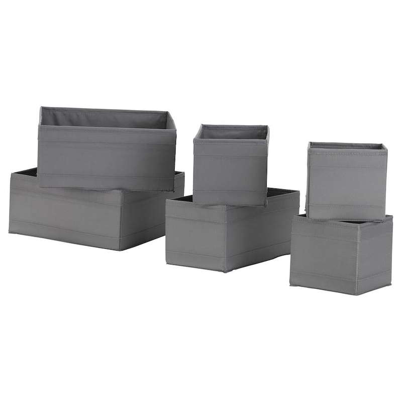 باکس نظم دهنده ایکیا مدل 403.999.98 مجموعه 6 عددی باکس نظم دهنده ایکیا مدل 403.999.98 مجموعه 6 عددی