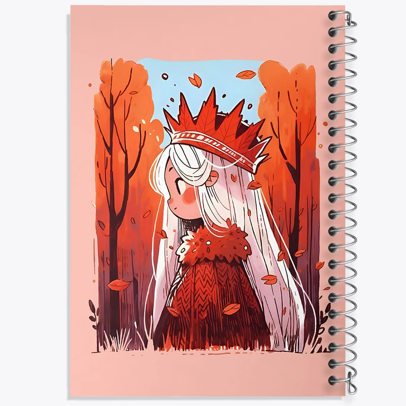 دفتر شطرنجی 50 برگ خندالو طرح دخترانه کد N5535